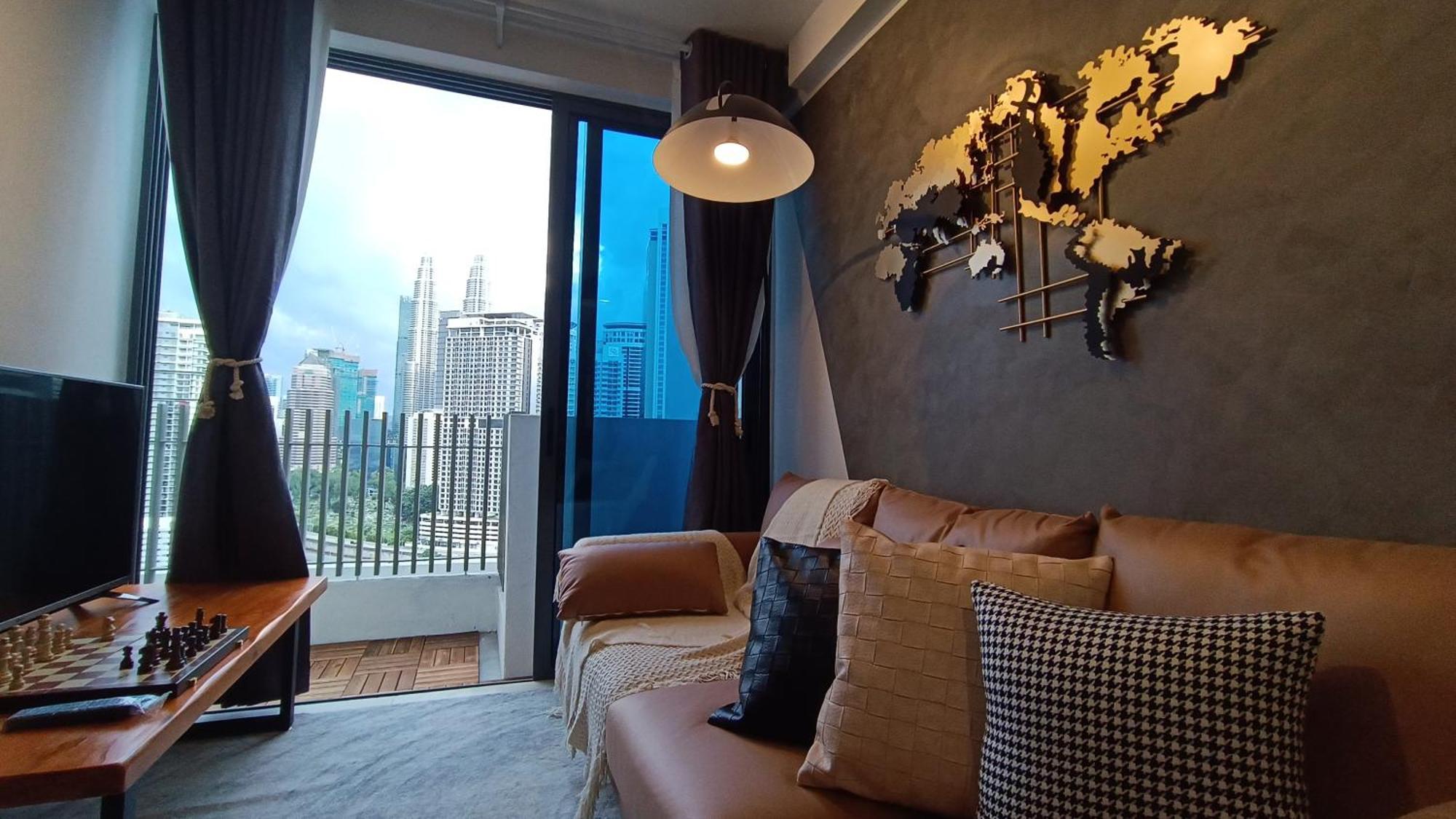 Apartamento C14B Modern Infinity Pool Klcc Balcony View Kuala Lumpur Exterior foto